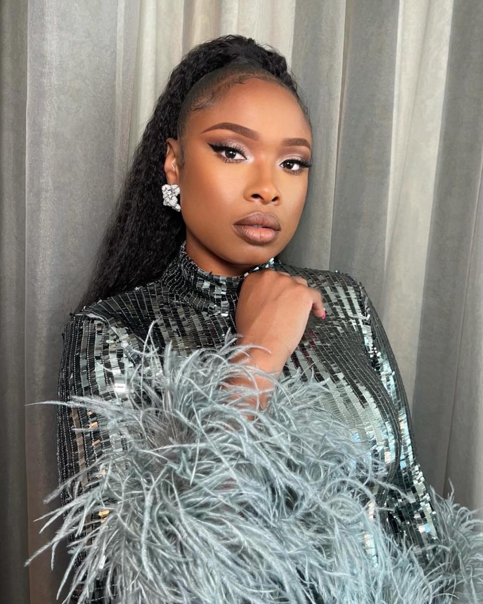 Jennifer Hudson in Taller Marmo at the iHeartRadio <a href="https://wwd.com/beauty-industry-news/beauty-features/iheartradio-music-awards-2024-best-makeup-hair-1236294854/" rel="nofollow noopener" target="_blank" data-ylk="slk:Awards;elm:context_link;itc:0;sec:content-canvas" class="link ">Awards</a> 2024.