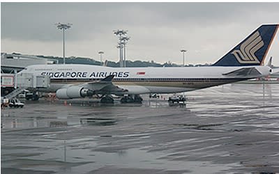 An unidentified man died on a SIA flight on Saturday. (Yahoo! photo)