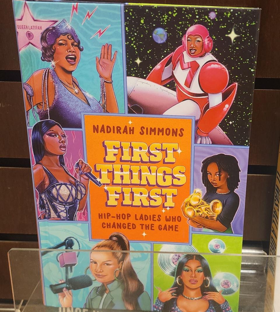 First Things First sits on a shelf in the music section of Barnes & Noble
