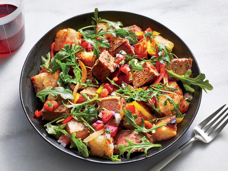 Fajita Panzanella Salad