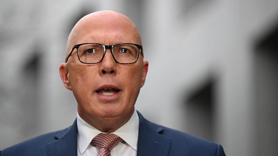 Australian Opposition Leader Peter Dutton.