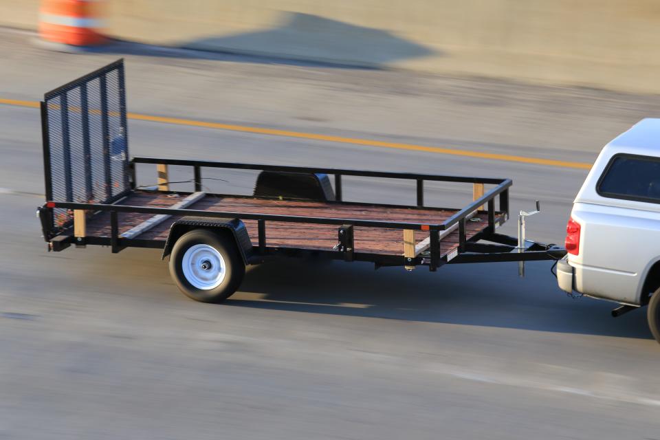 Trailer towed on the road. Source: Getty Images