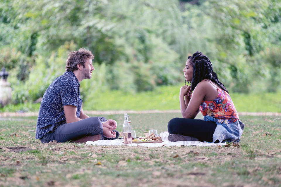 couple on a picnic