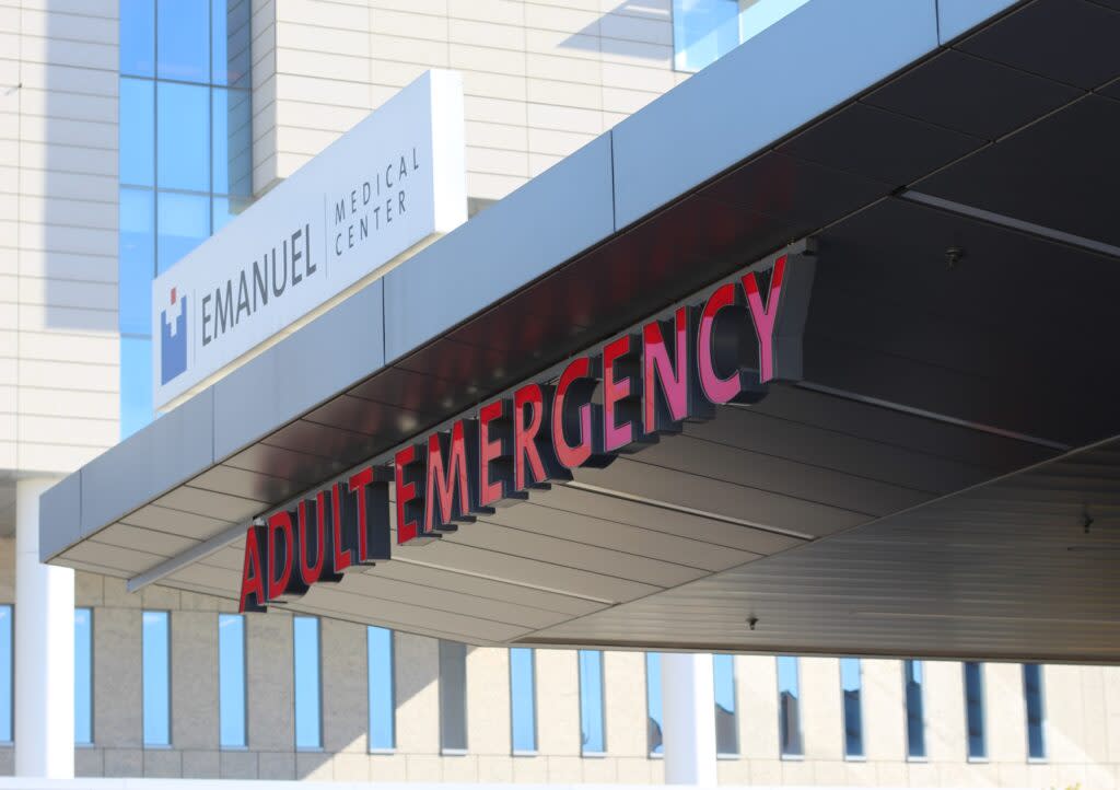 Emergency room sign at Legacy Emanuel Medical Center