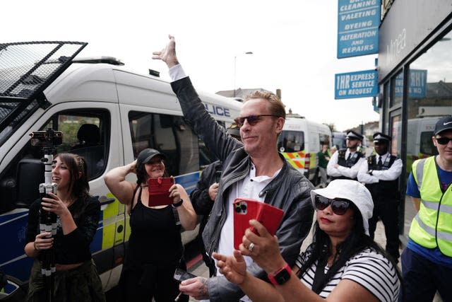 Turning Point UK protest