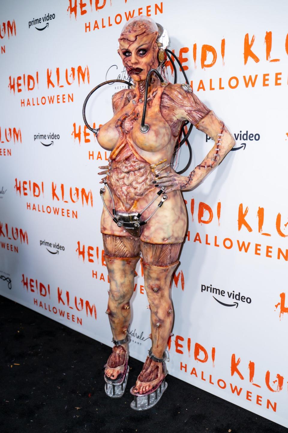 Heidi Klum at her Halloween party