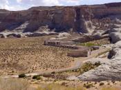 The entrance to the Amangiri resort in Canyon Point