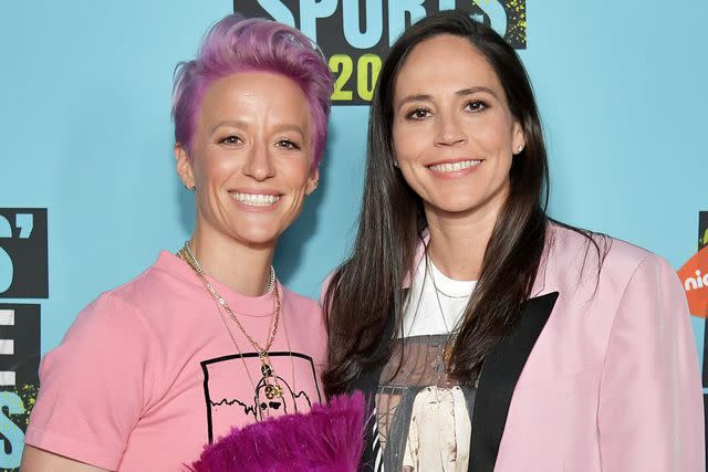 Neilson Barnard/KCASports2019/Getty Megan Rapinoe and Sue Bird