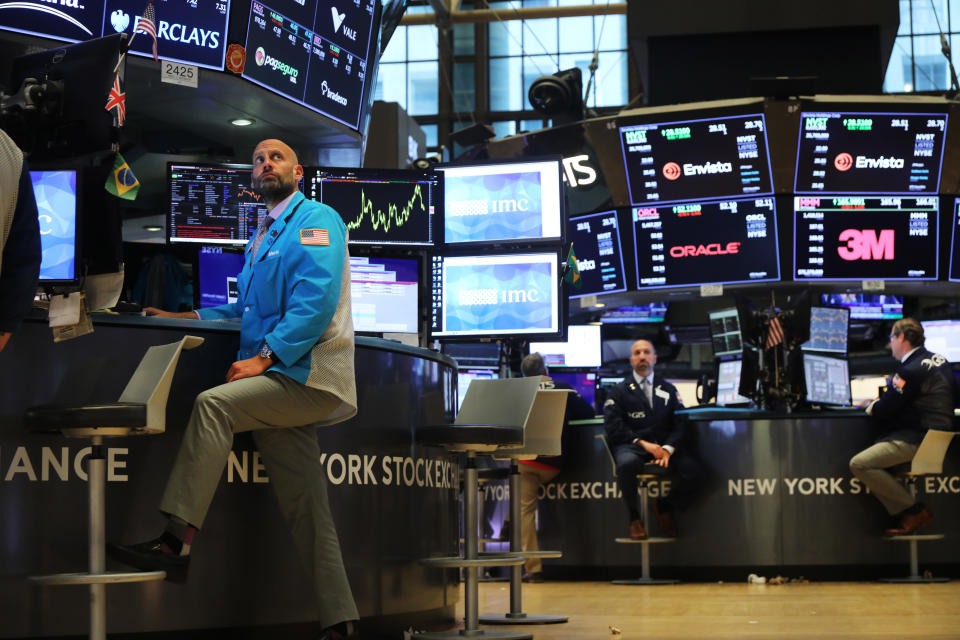 NEW YORK, NEW YORK - SEPTEMBER 18: Traders work on the floor of the New York Stock Exchange (NYSE) on September 18, 2019 in New York City. As concerns about a global economic slowdown mount, the Federal Reserve on Wednesday cut interest rates by a quarter percentage point for the second time since July. (Photo by Spencer Platt/Getty Images)