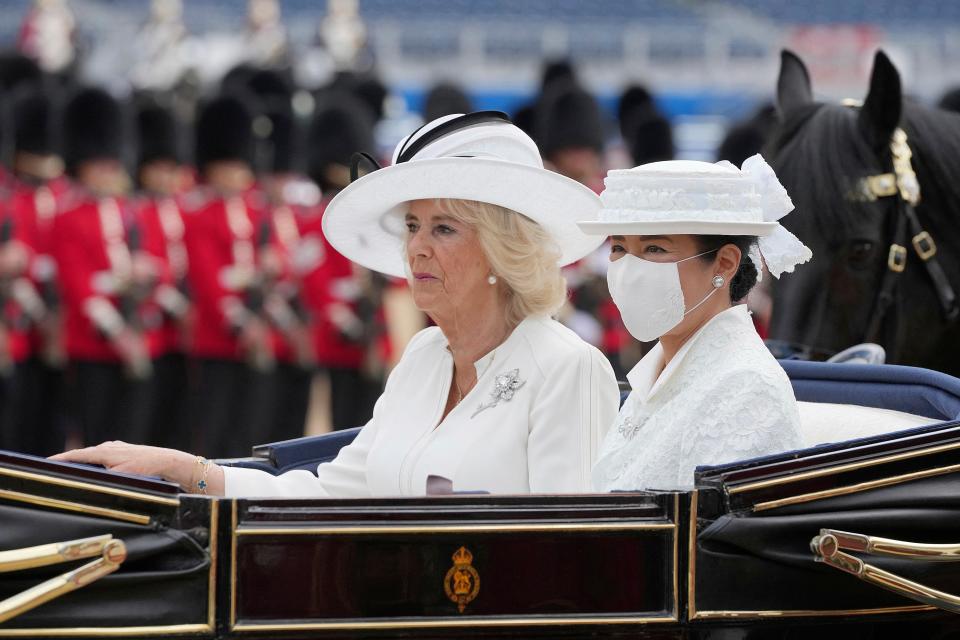 The state visit will last for three days. (POOL/AFP via Getty Images)