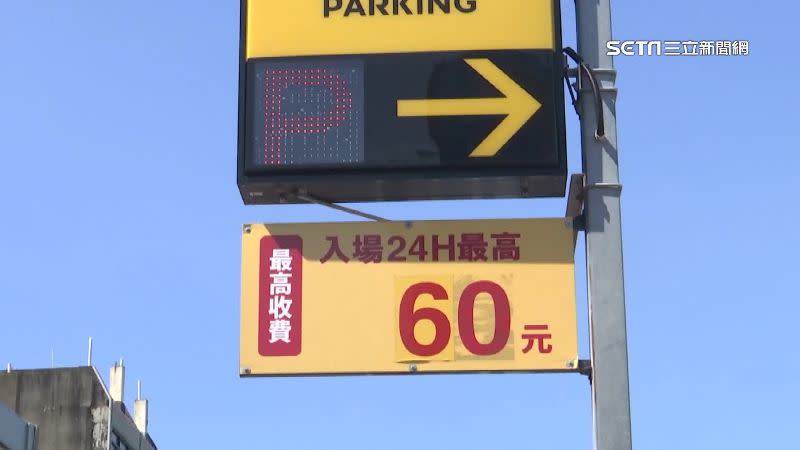 彰化市區一間停車場，當日停車最高收費只要60元。