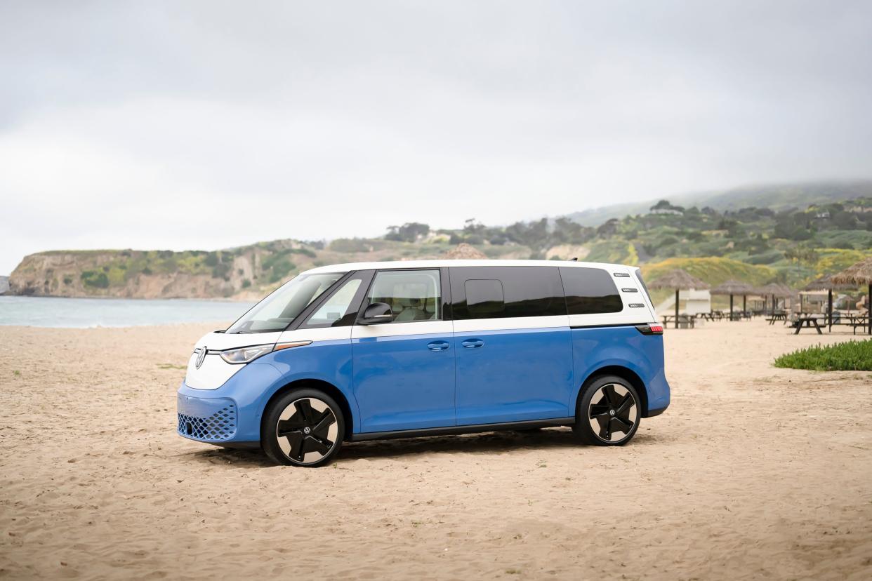 VW's ID Buzz electric minivan was designed to cash in on a combination of modern technology and 1970s nostalgia