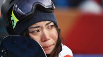 <p>Hikaru Oe of Japan fails to qualify in the Snowboard Ladies' Halfpipe. Pic: Getty</p>