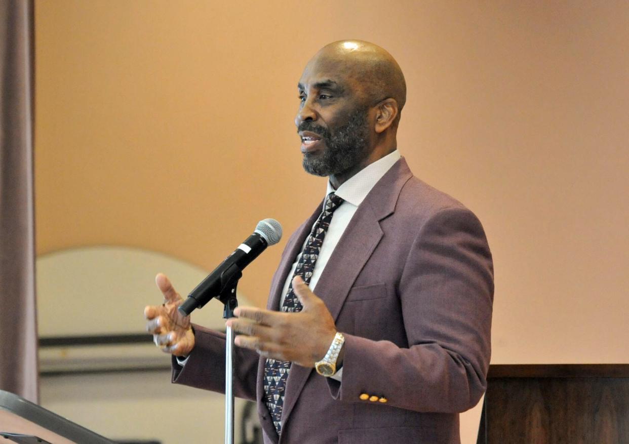 Arthur Bembury, executive director of Partakers, was the guest speaker at Cohasset's annual Dr. Martin Luther King Jr. Breakfast on Monday at St. Anthony of Padua Catholic Church.  Partakers offers educational opportunities for men and women in prison.