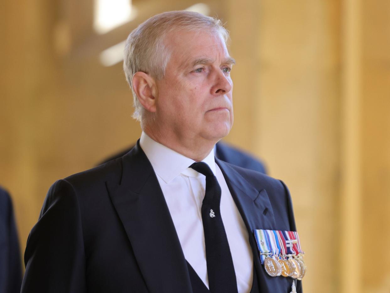 <p>Prince Andrew stepped back from public duties in 2019 following an interview over his ties to billionaire paedophile Jeffrey Epstein</p> (PA)