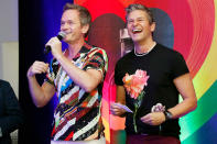 <p>Neil Patrick Harris and husband David Burtka host a drag brunch at Iron 23 during New York City Wine & Food Festival on Oct. 17 in N.Y.C. </p>