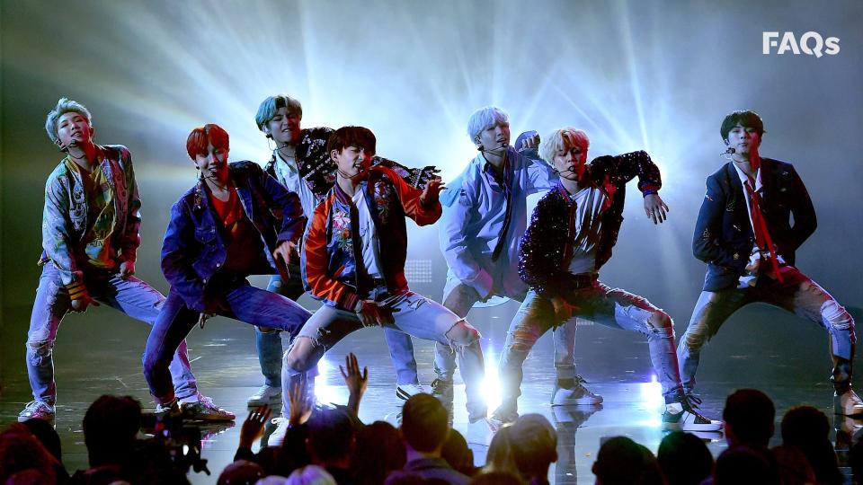 Dance the night away to the music of BTS (pictured), Blackpink and other popular Korean artists at K-Pop Night on Saturday at A&R Music Bar.