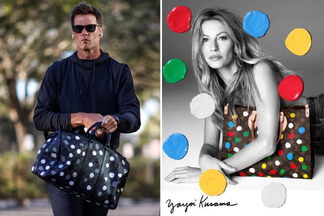 Tom Brady Carries Louis Vuitton Bag from Campaign Starring Gisele