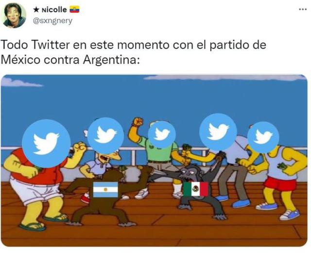 Jogo entre Argentina e México gera memes e postagens bem-humoradas