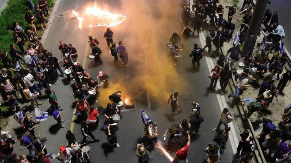 Manifestación en Israel