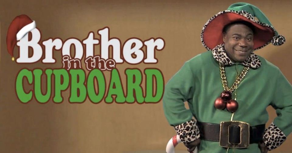 Tracy Morgan&nbsp;parodied The Elf on the Shelf on "Jimmy Kimmel Live!" in 2013 with <a href="http://mashable.com/2013/11/22/tracey-morgan-elf-on-the-shelf/" target="_blank">"Brother in the Cupboard.</a>"<br /><br />&ldquo;Get your hand out that cookie jar before you ruin your dinner!&rdquo; Brother in the Cupboard shouts. &ldquo;Stop that d**n fighting or there&rsquo;s no presents for none of y&rsquo;all. &hellip; You best remember to brush those teeth!&rdquo;