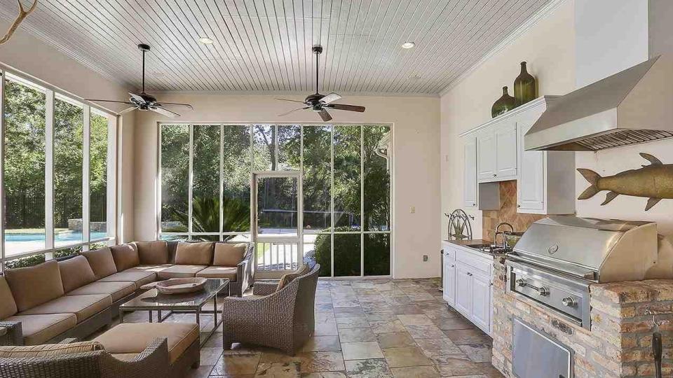 Screened porch