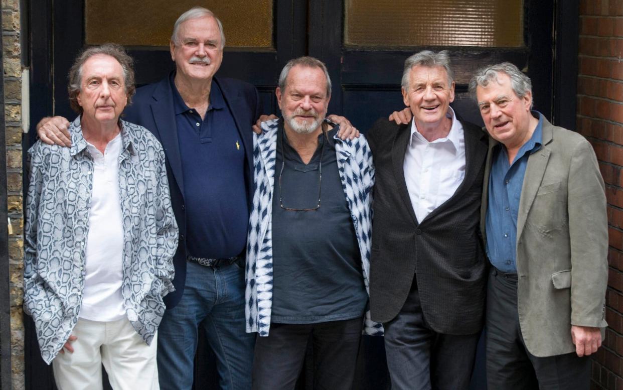 The surviving members of Monty Python, pictured together in 2014 - Paul Grover