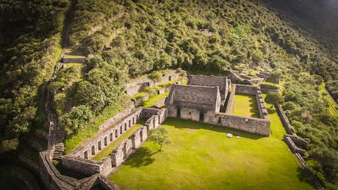 The new infrastructure would allow tourists to explore the large stairway, terraces, plazas, fountains and temples that form the hilltop complex - Credit: Getty