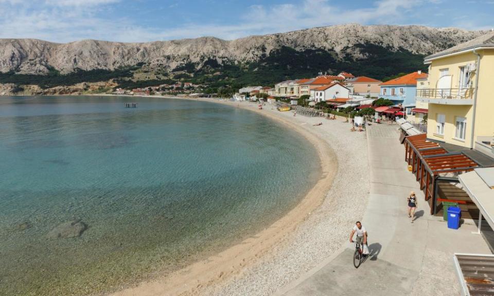 Baska, on the island of Krk, Croatia