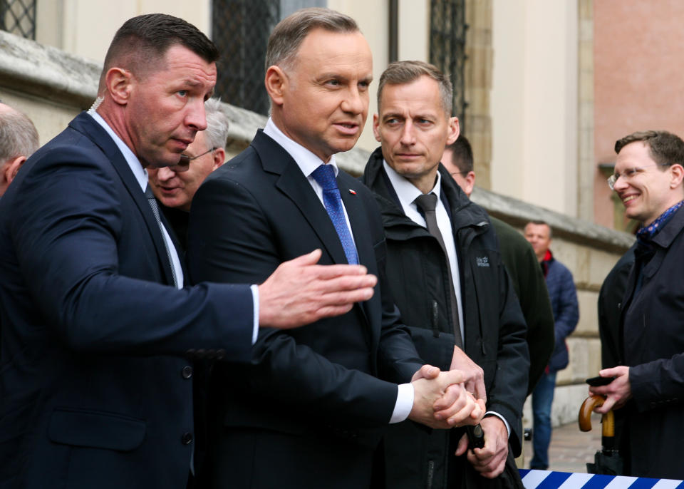 Die PiS-Regierung unter Andrzej Duda steht in der Kritik (Bild: Klaudia Radecka/NurPhoto via Getty Images)