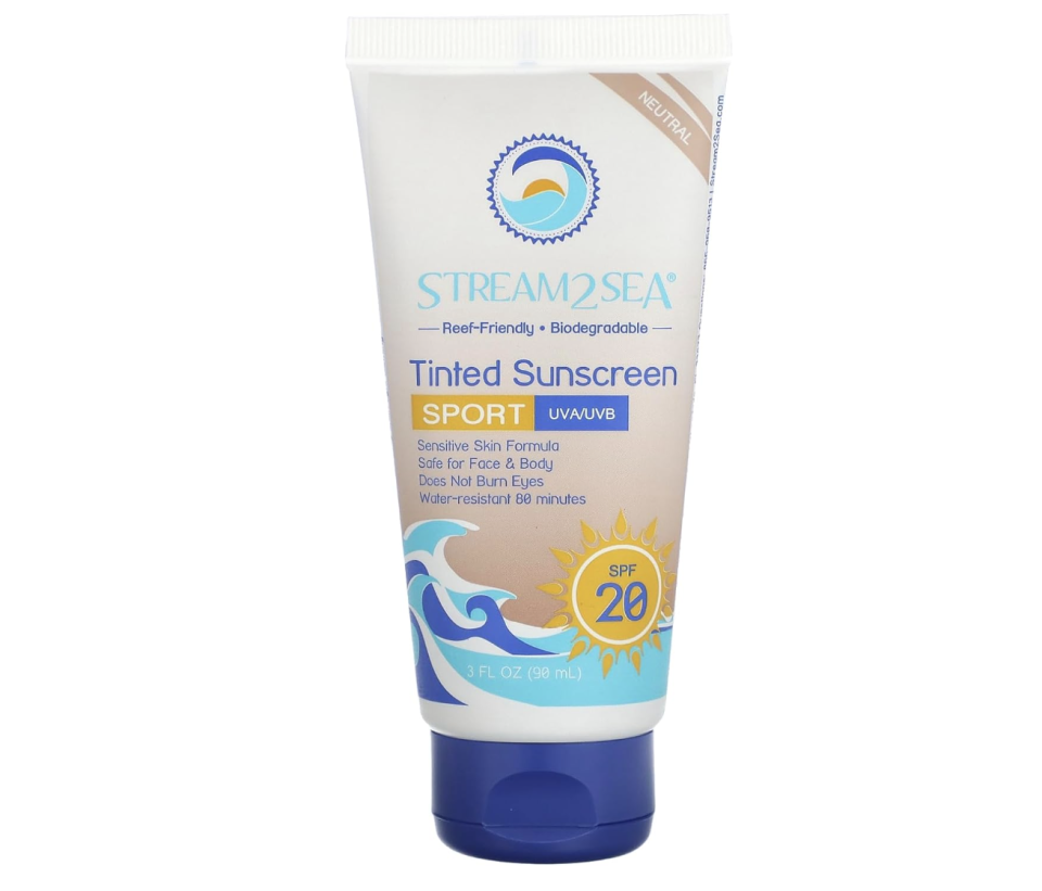 A photo of Stream2Sea Tinted Sunscreen with SPF 20 All Natural Protection Against UVA & UVB. (PHOTO: Amazon Singapore)