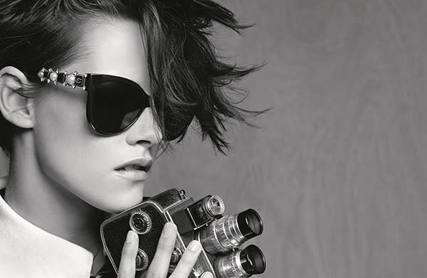 Kristen Stewart Chanel eyewear campaign.