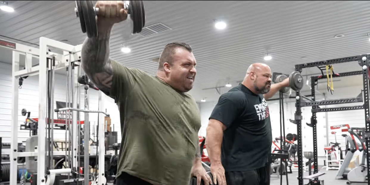 eddie hall, brian shaw