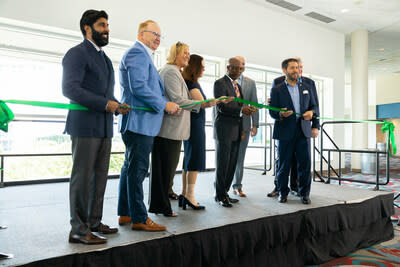 NRG Park's Green Ribbon Cutting with Johnson Controls