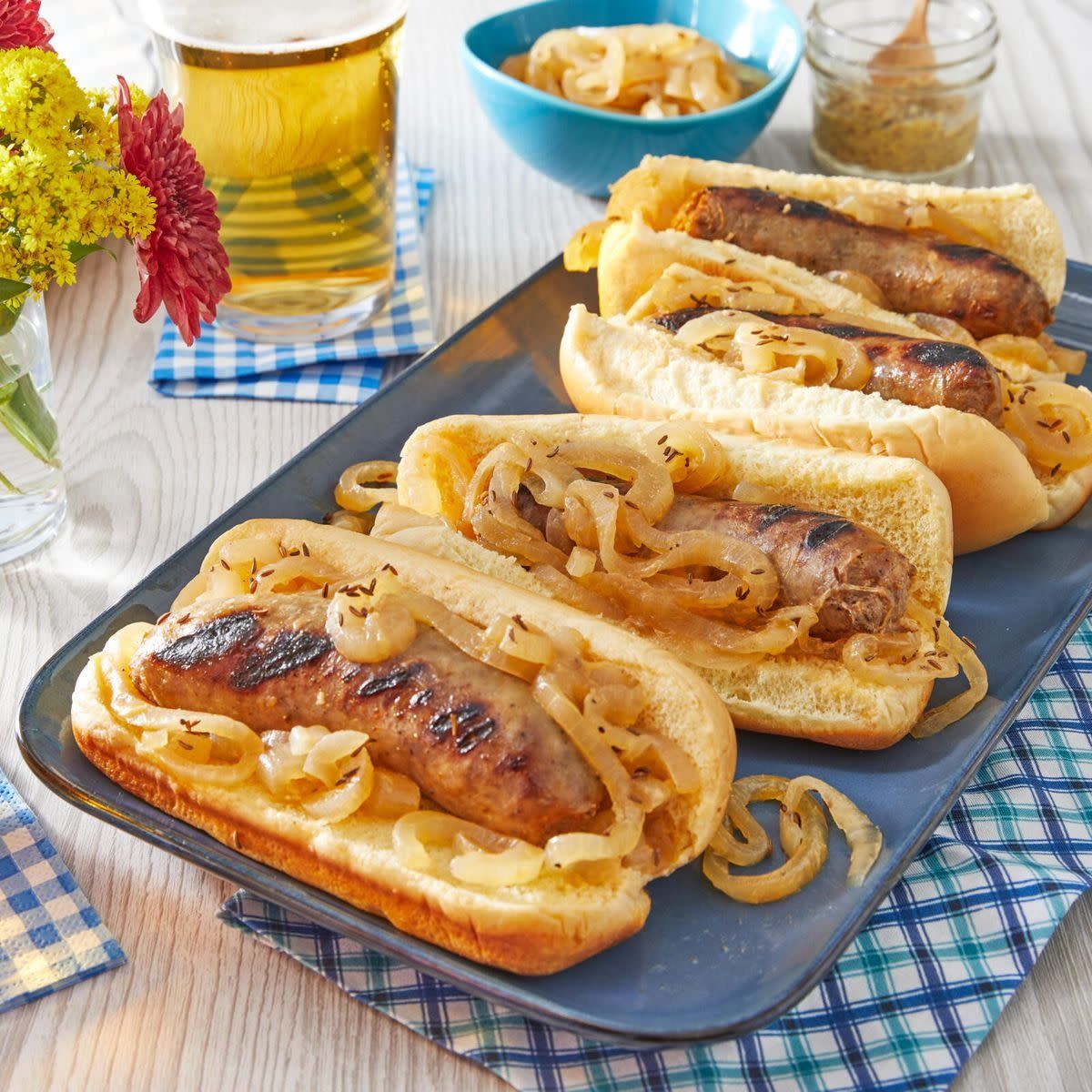 summer dinner recipes beer brats