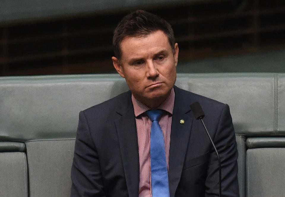 Federal Liberal MP Andrew Laming is the latest Liberal MP to go on health leave. Source: AAP