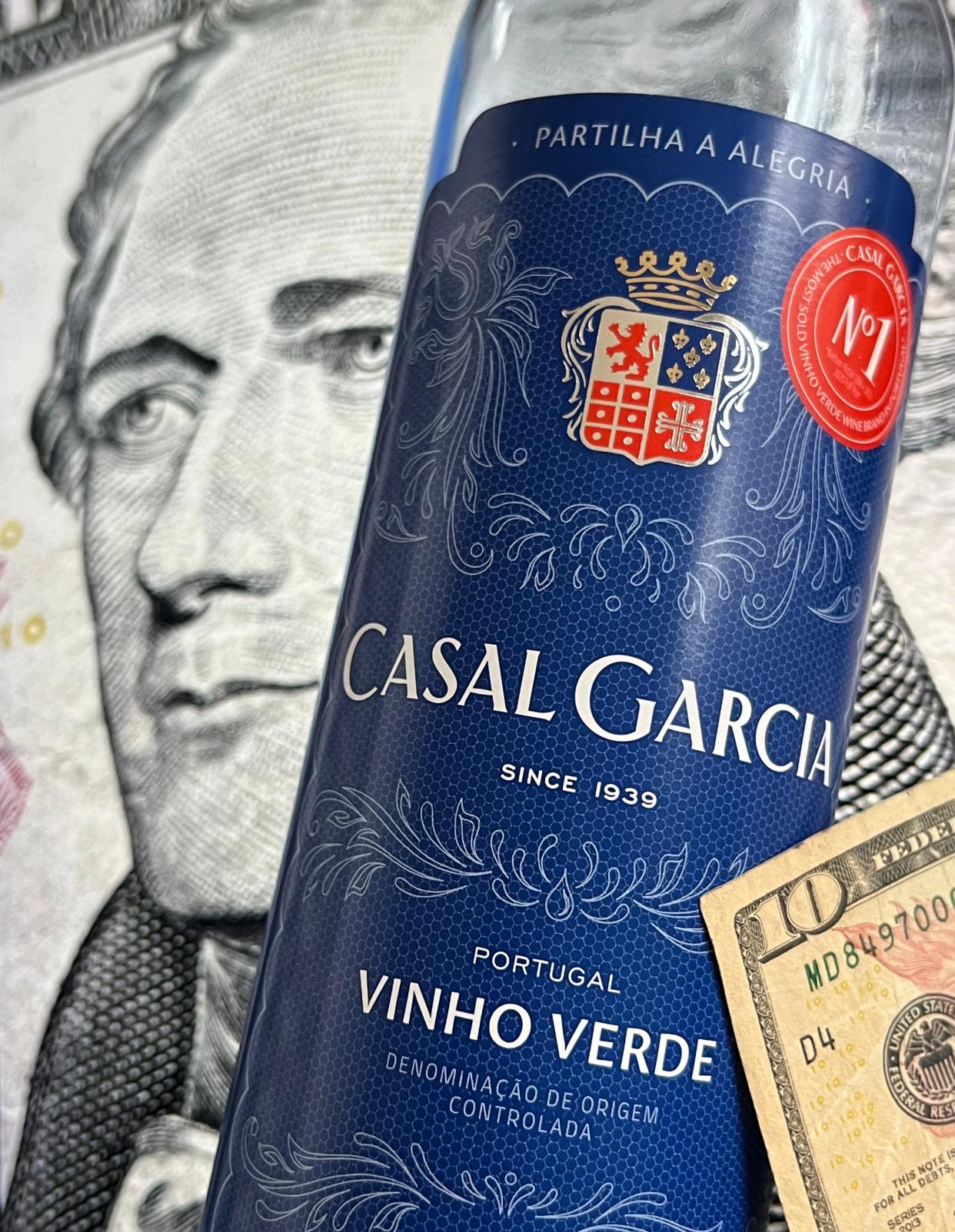 At $8.99, the 2020 Casal Garcia Vinho Verde from Portugal is an incredible value for white wine.