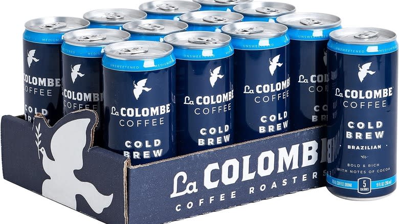 canned La Colombe cold brew