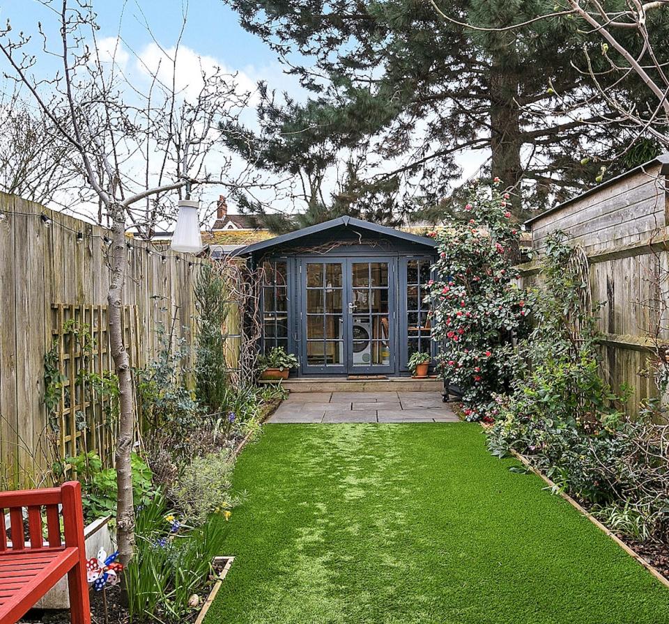 Photo: Separated from the house, a garden office helps to maintain a good work-life balance. This property's in Kew and for sale through Antony Roberts. Photo: Hakan Yazici