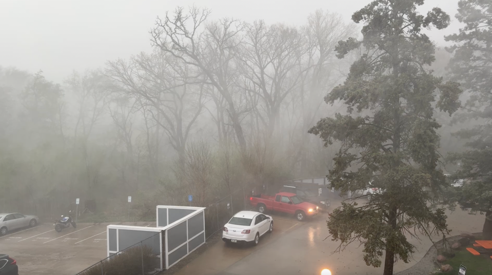 A Thunderstorm pictured Tuesday, April 16, 2023 in Iowa City, Iowa.