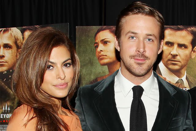 <p>Dave Allocca/Starpix/Shutterstock</p> Eva Mendes and Ryan Gosling at the premiere of 'The Place Beyond the Pines.'