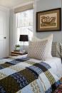 <p>"Forget subtle tartans and pleasing neutrals. Right now, bold-toned plaid patterning lets people have it both ways: Tons of color tamed by a traditional look. It’s great for throws, pillows and even floor coverings." – <strong><em>Sarah Fischer, Principal Designer, <a href="https://sarahandsons.com/" rel="nofollow noopener" target="_blank" data-ylk="slk:Sarah & Sons Interiors" class="link ">Sarah & Sons Interiors</a></em></strong></p>