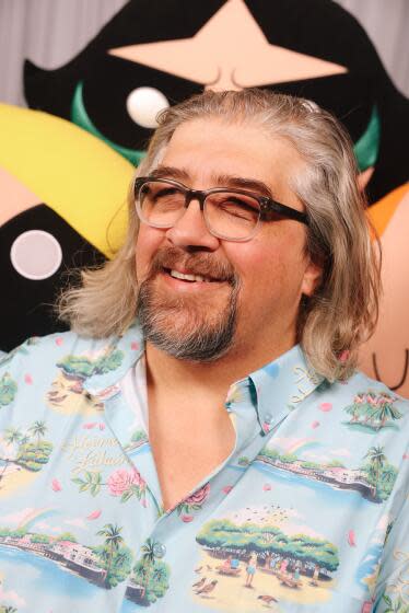 Craig McCracken, creator of the show Powerpuff Girls, poses for a portrait.