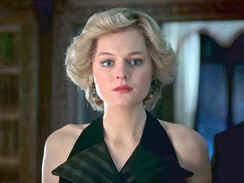 emma corrin as princess diana on the crown