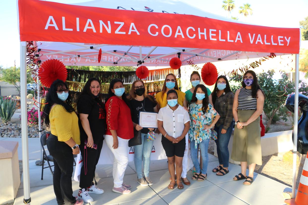 Alianza Coachella Valley helped more than 40 people, including parents and students, receive training in restorative justice and then celebrated with an outdoor graduation event.