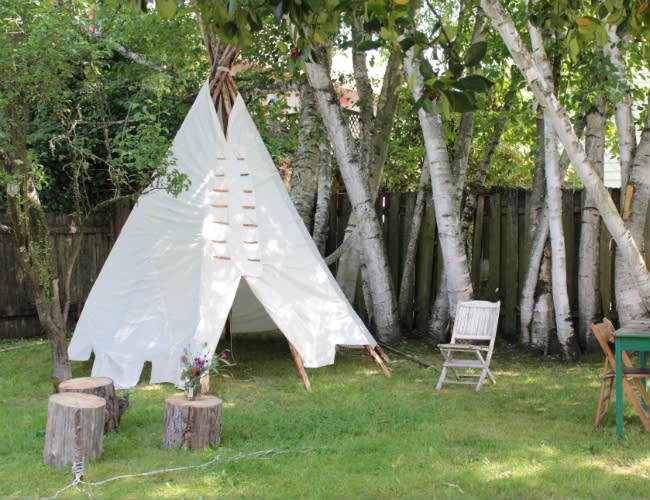 DIY Teepees - Outdoor