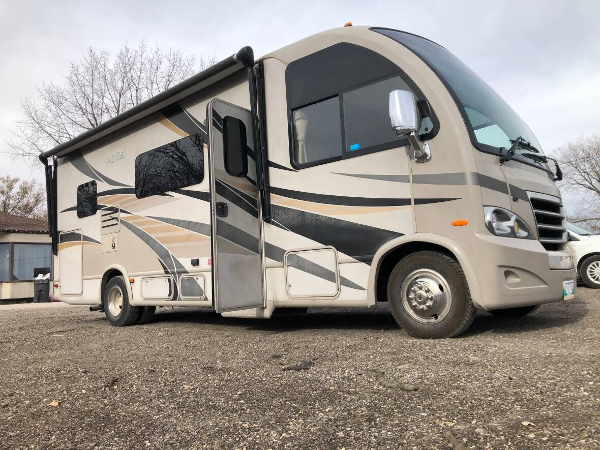 Sunshine House received a federal exemption to the Controlled Drugs and Substances Act to operate an overdose prevention site out of an RV in Winnipeg, where people can use and test drugs in the presence of peers. (Alana Cole/CBC - image credit)