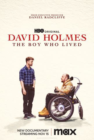 <p>Courtesy of HBO</p> "David Holmes: The Boy Who Lived"