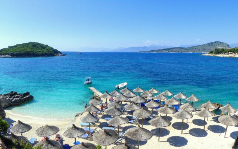 Ksamil Beach in Albania