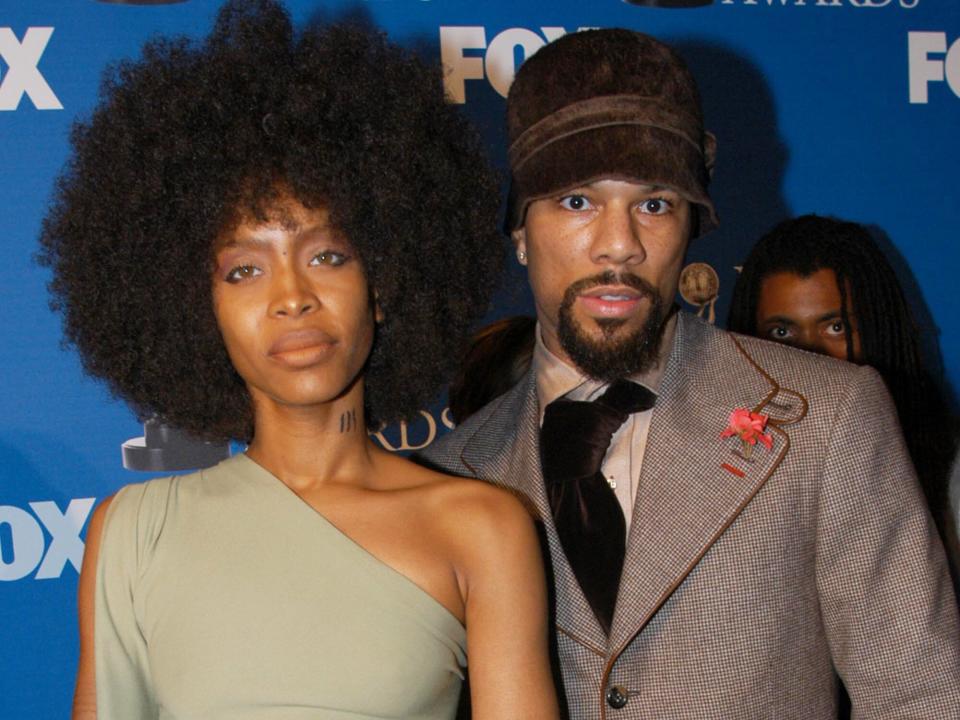 Erykah Badu and Common. during The 34th NAACP Image Awards - Arrivals at Universal Amphitheatre in Universal City, California, United States